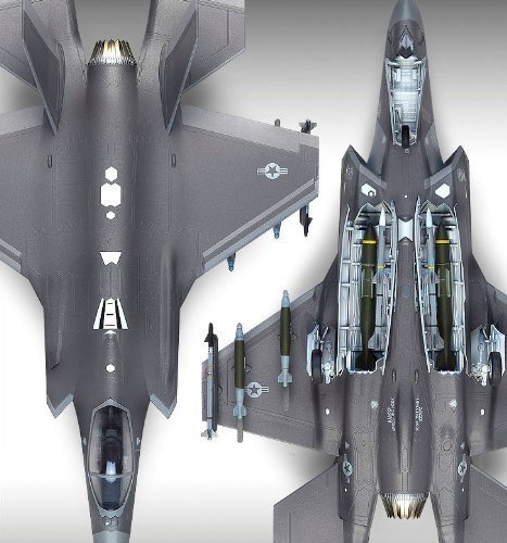 Academy 12507 USAF F-35A Lightning II Aircraft 1/72 Scale Model Kit - Thumbnail 3