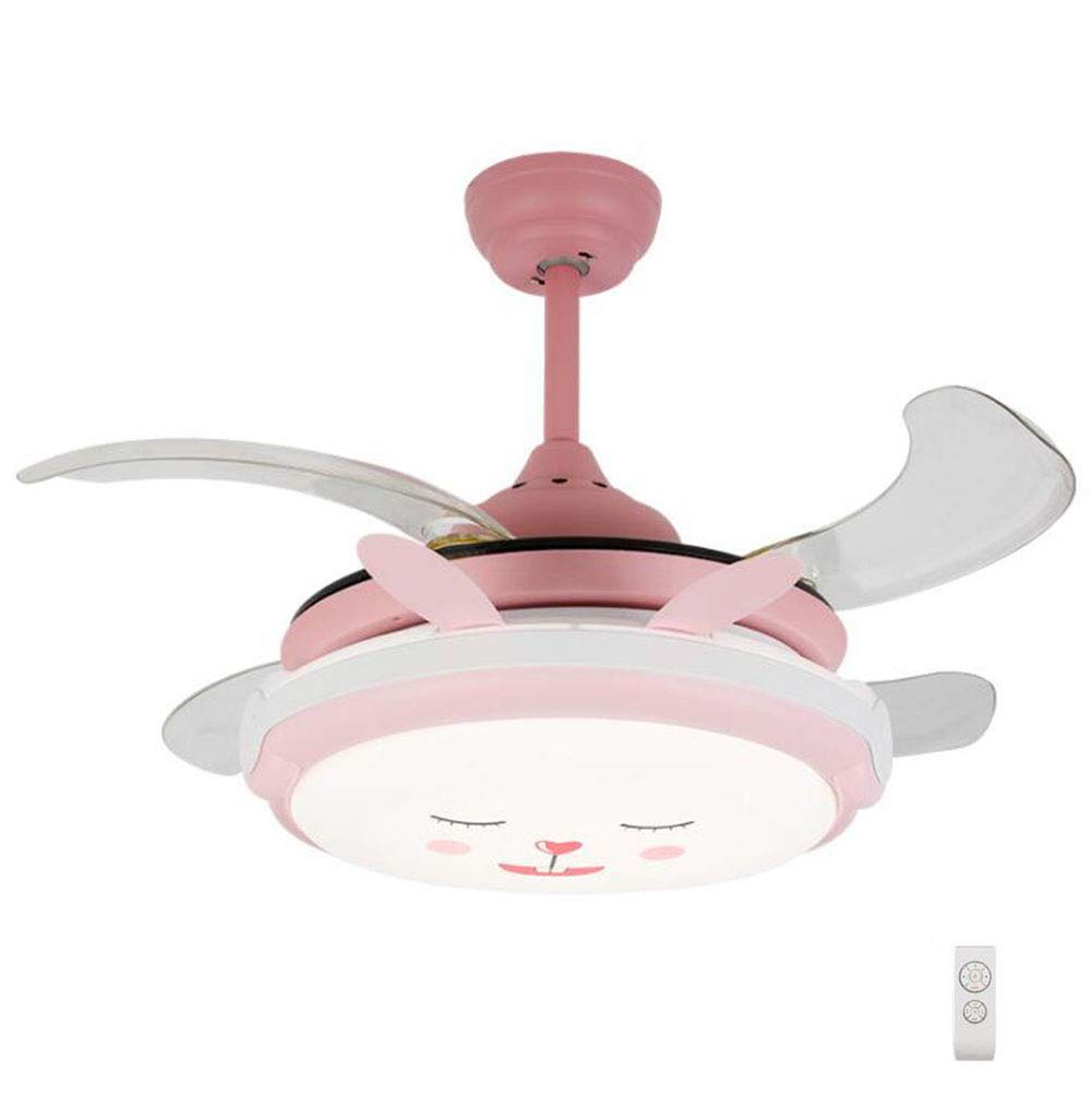 Amazon Com Boyi Ceiling Fan With Light Lamp Abs Invisible Mute