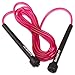 Garage Fit 9' PVC Jump Rope for Cardio Fitness - Great for both kids and adults … (Pink)