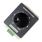 uniquegoods DC 10-60V MAX 20A Waterproof Shell DC Motor Speed Control PWM HHO Driver RC Controller Speed Regulator Stepless Variable Rotary Switches 12V 24V 36V 48V Pulse Width Modulator
