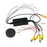 Video Switcher Car Video Converter Output Switch for Cars, Trucks, RVs | Video Switcher Intelligent Multi-Function 4-Way Car Video Switcher Converter Output Switch for Cars, Trucks, RVs