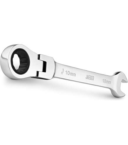 GEARWRENCH 10mm 90-Tooth 12Pt Stubby Flex Combination Ratcheting