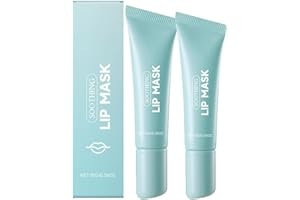 Soothing Prep Lip Mask, Moisturizing Hydrating Natural Cooling Peel-Off Lip Butter for Day & Night Care, Light and Non-Sticky