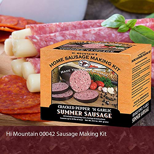 Hi Mountain Home Sausage Making Kit Bundle, Original Summer and Cracked
