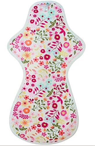 Lazyaunti Super Large Long Organic Cotton Reusable Washable Sanitary Napkin Menstrual Pads Panty Pad(waterproof Type) (large)