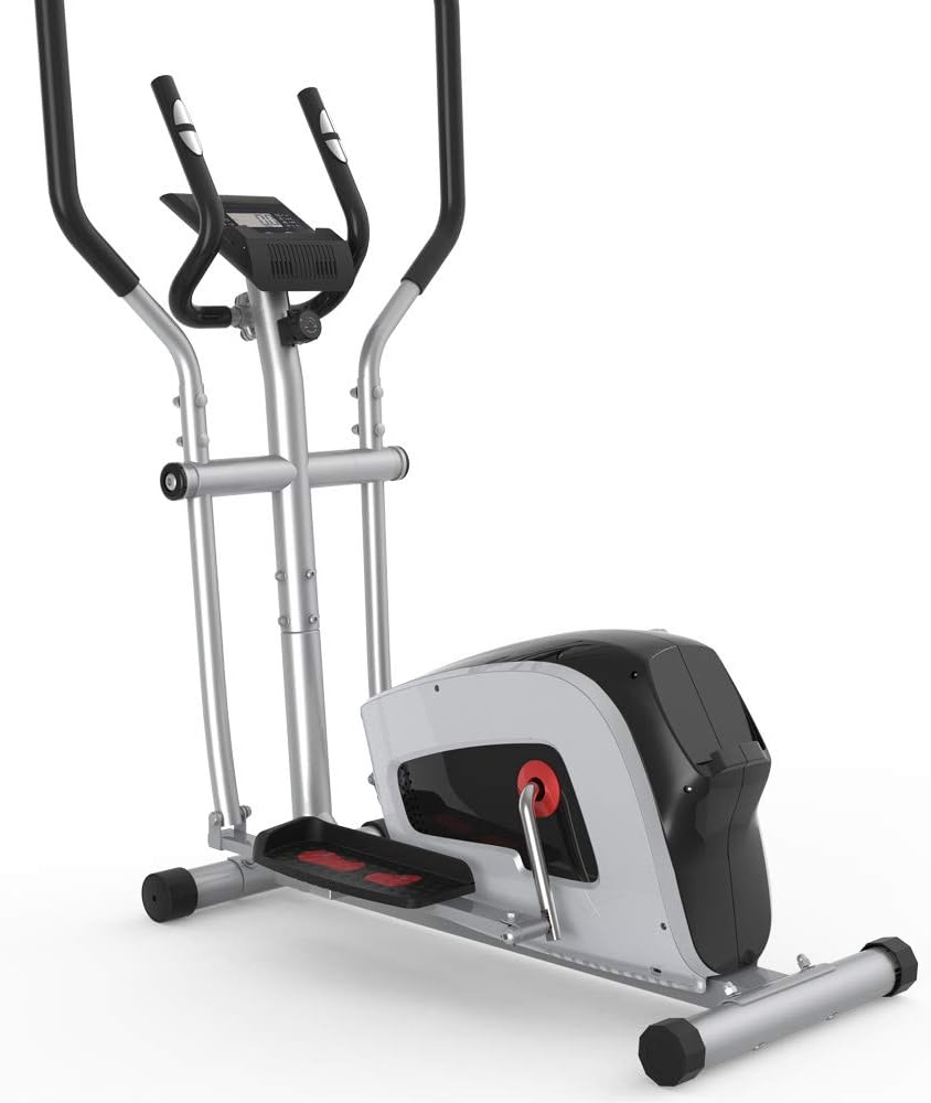 Home Elliptical Cross Machine Smooth Quiet Drive with Tension Control and LCD Monitor
