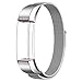 SWEES Metal Bands Compatible Fitbit Alta & Fitbit Alta HR, Milanese Stainless Steel Metal with Diamond Dressy Design Replacement Accessories Small for Women, Silver, Rose Pink