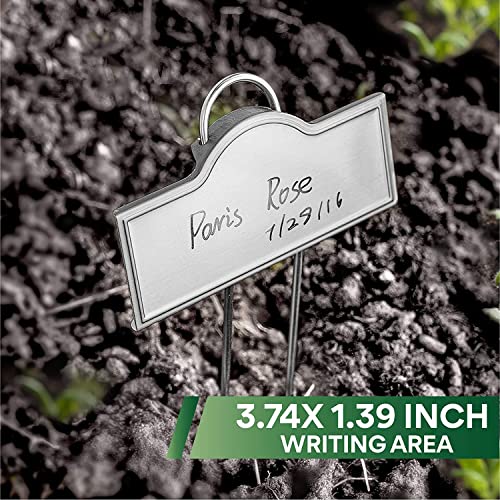 Metal Plant Labels for Garden Outdoor Plant Markers Waterproof Tags