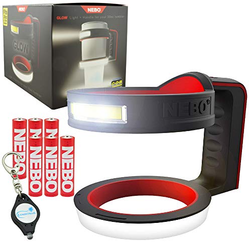 NEBO Glow Tumbler Holder 30oz or 20oz Handle Light Cup Holder