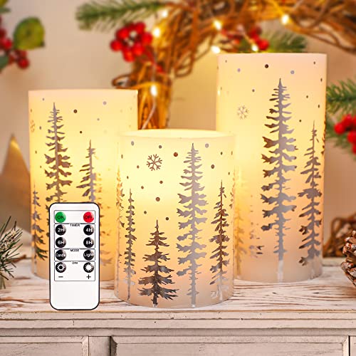 Revelbunny Christmas Tree LED Candles, Battery Operated Flickering