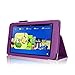 Case for Fire HD 6 - Elsse Premium Folio Case with Stand for Fire HD 6 (Oct, 2014 Release) - Purple