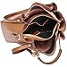 S-ZONE 3 Way Women Designer Leather Handbags Shoulder Bag Purse with Tassel
