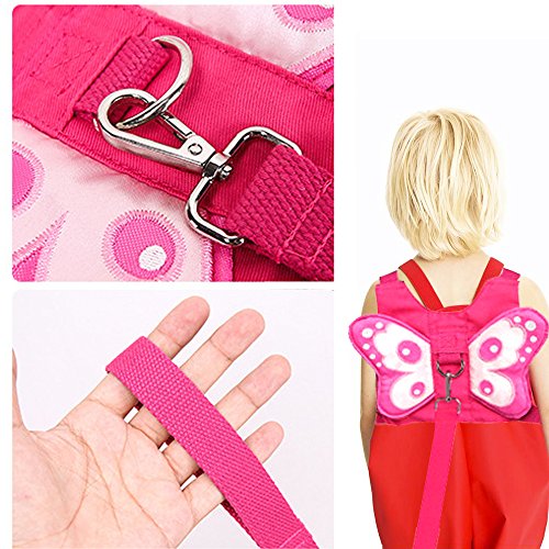 Alotpower Baby Safety Harness Walking Belt Child Harness with Leash Strap (Pink)
