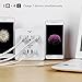 USB Wall Outlet Surge Protector, 4 USB Charging Ports (5V/4.2A) and 3 AC Outlets, 15A/125V/1875W, 2 Slide-Out Phone Holders, White
