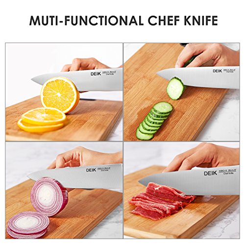 DEIK Knife Set High Carbon Stainless Steel Kitchen Knife Set 14 PCS