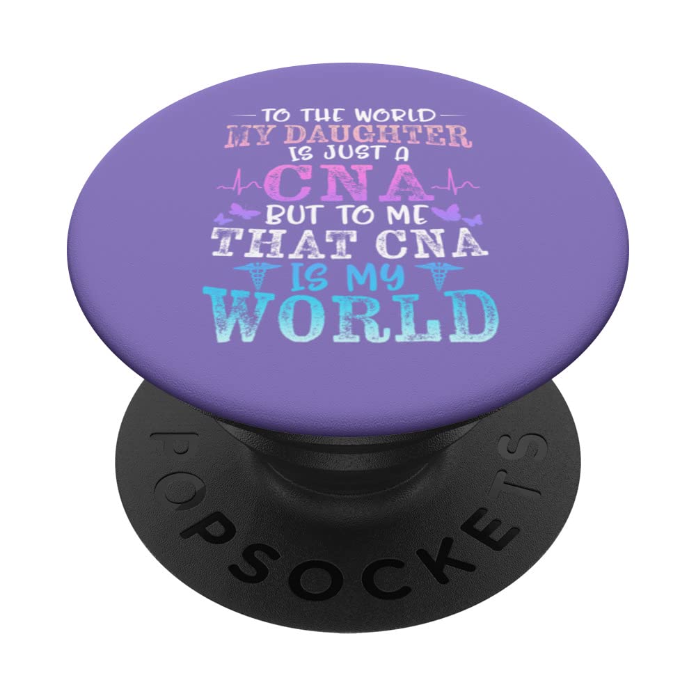 CNA Nurse For Women Angels Nursing School Nurses Week Mother PopSockets Swappable PopGrip