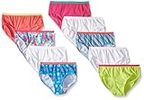 Fruit of the Loom Little Girls' Cotton Low-Rise Brief  (Pack of 9)