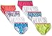 Fruit of The Loom Big Girls' Low Rise Brief, Assorted, 14(Pack of 9)