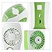 Handheld Personal Misting Fan, Allkeys Battery Operated Mini Portable Fan for Travel,Home,Office,2016 Version(Green)