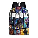 Fortnite School Backpack Cool Fortnite Backpack Boys&Girls School Bag Harajuku Backpack for Travel, Shopping, School, Student(Color F)
