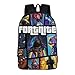 Fortnite School Backpack Cool Fortnite Backpack Boys&Girls School Bag Harajuku Backpack for Travel, Shopping, School, Student(Color F)