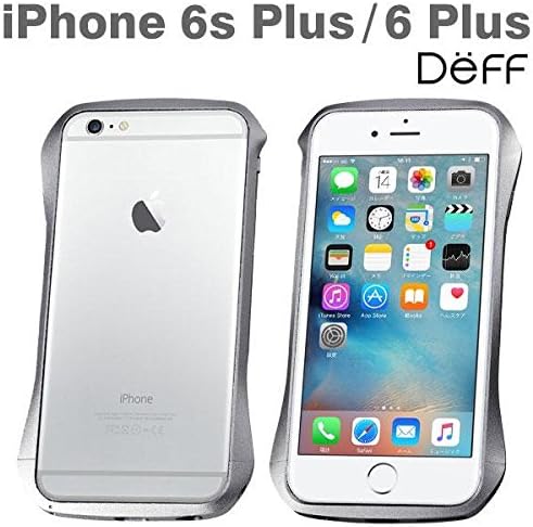 iPhone 6 Cover ,Deff Cleave Aluminum Sleek Colorful Clear Shell Bumper Defender Case for iPhone 6s Plus / 6 Plus (Graphite)