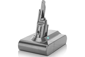 FHYBAT 21.6V Lithium ion V7 Replacement Battery Compatible with SV11 V7 Motorhead V7 Animal V7 Trigger V7 Fluffy V7 HEPA V7 Car+Boat V7 Absolute V7 Mattress V7 Allergy Handheld Vacuum Cleaners(Sliver)