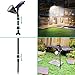 JSOT Solar Spot Lights, Outdoor 18 LED Landscape Lamps Super Bright Spotlight Waterproof Flood Lamp with Motion Sensor for Deck Yard Garden Garage Driveway (White Light)