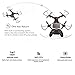 OKPOW 2MP 120° Wide Angle Selfie Drones 2.4G Foldable RC Quadcopter Wifi FPV Drone Altitude Hold 3D Flips Rolls 6-Axis Gyro Gravity Sensor RTF RC Drones