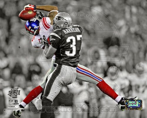 David Tyree NY Giants Super Bowl XLII Spotlight Action Photo 8x10