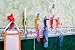 Fun Colorful Toothbrush Holder Set for Kids, Perfect for Motivating Your Children to Brush Their Teeth, Pack of 6 Suction Cup Hooks for Mounting on Smooth Wall In Shower, Bathroom, Garage, Office...