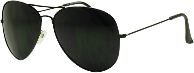 very dark aviator sunglasses