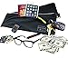 SevenBlu HIP - Fashion Money Belt / Extra Pocket / Running Belt - World's Best Stylish Travel Wallet or Mini Purse - with ZIPper - Fits iPhone 6 Plus - Your Smartphone Pocket (Black M)