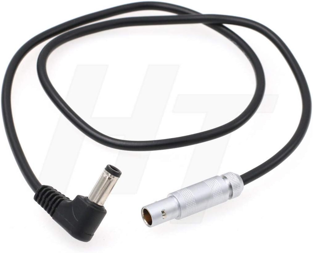 HangTon 12V DC to FFA 4 Pin Power Cable for Z CAM E2 4K Camera 50cm, Black