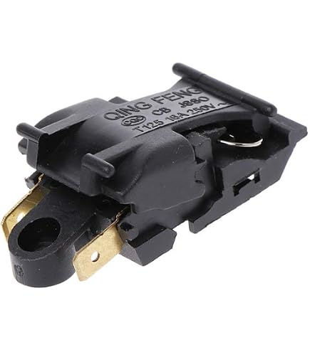 Interrupteur à Bouton Thermostat T125 TM-XD-3 100-240V - Modèle SL-888-B - Neuf