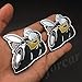 Coolandi D-BEE 2X Metal Caliber Magnum Charger Challenger SCAT PACK Super Bee Emblem Badge Sticker Decal Metal