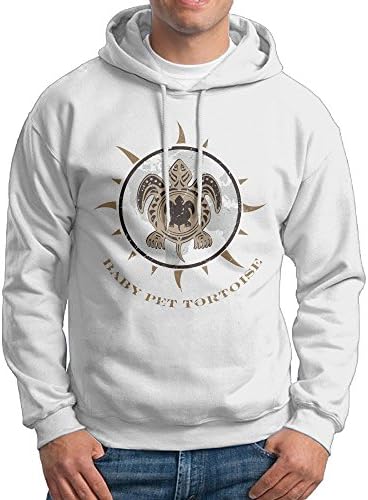 TQUSIJ Men's Long-Sleeved Sweater Baby Pet Tortoise Fowl Fashion Personality Long-Sleeved Sweater