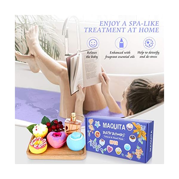 MAQUITA-8Pcs-Shower-Bath-Bombs-with-SPA-Aromatherapy-Stress-Relif-Relaxing-Gift-for-Women-Girls-Great-Mothers-Day-Birthday-Christmas-Gifts MAQUITA 8Pcs Shower Bath Bombs with SPA Aromatherapy Stress Relif Relaxing Gift for Women Girls Great Mothers Day…