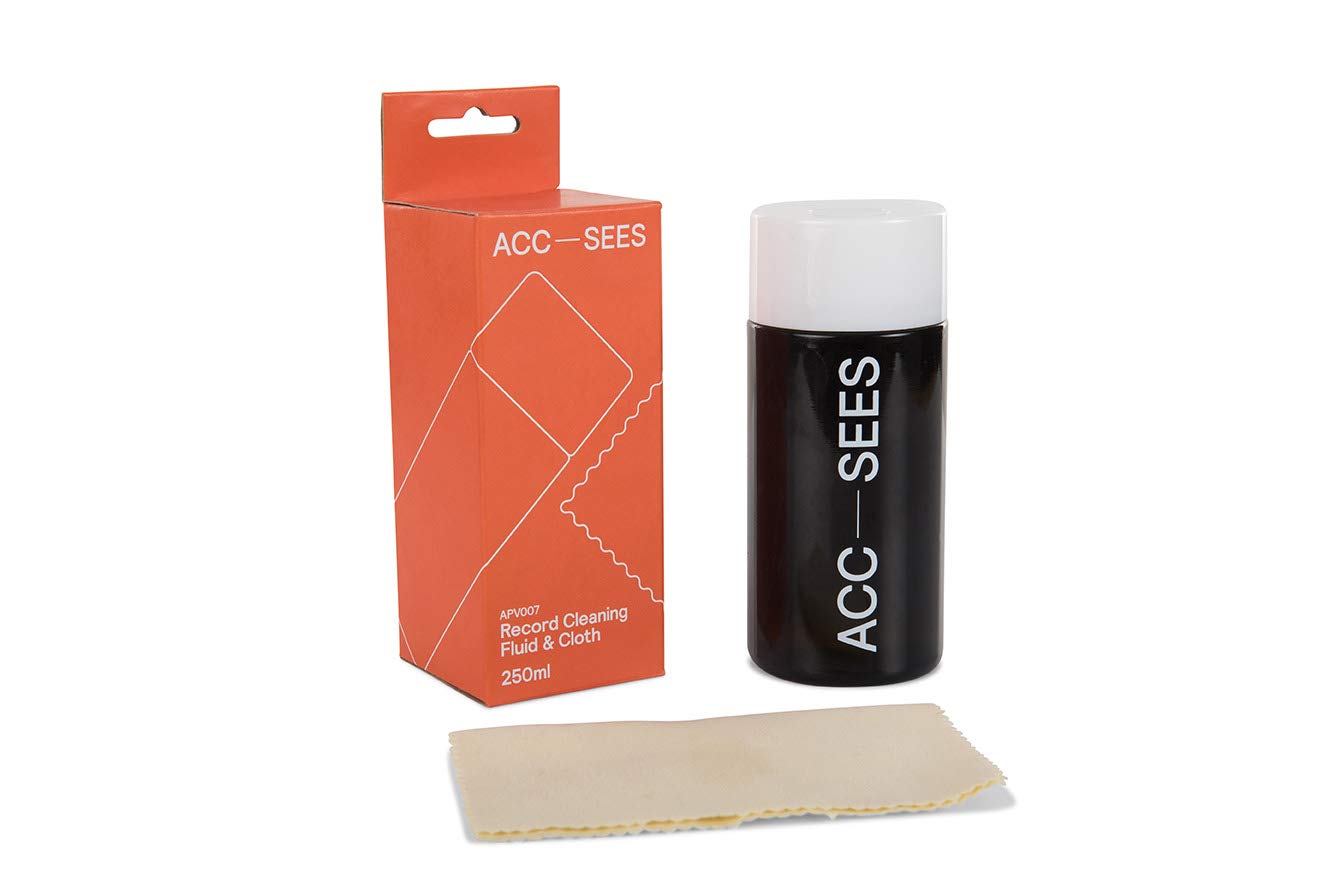 Acc-Sees Record Cleaning Fluid & Cloth 250ml