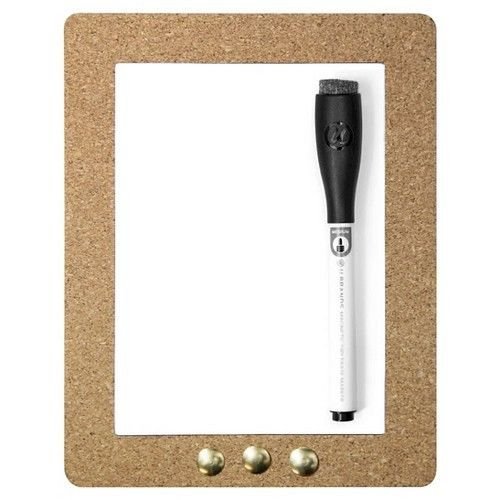 Ubrand locker cork framed dry erase board