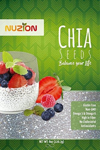 Nuzion- CHIA Black Seeds 8 Oz. - Get more discounts