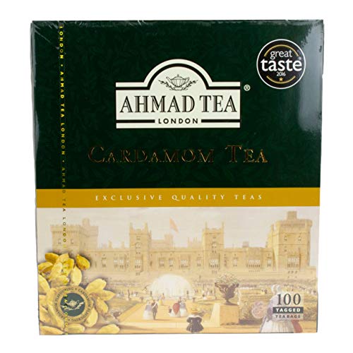 Ahmad Tea - Schwarzer Tee mit Kardamom im Teebeutel - Schwarztee im 2er Set á 200 g Packung mit je 100 Teebeutel – Bild 3