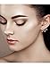 Maxdot 3 Pairs 3 styles Lotus Flower Earrings Simple Ear Stud Earrings for Women (Rose Gold)