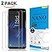 Samsung Galaxy S8 Screen Protector, (Not Glass) TOPGO Screen Protector for Samsung Galaxy S8 Bubble-Free Anti-Scratch Film [Full Coverage, Case Friendly] -HD Clear