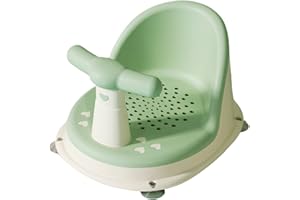 DAOLUAN Baby Bathtub Seat, Non Slip Baby Bath Chair, Bathtub Chair for Baby Sitting Up, Baby Bath Seat with Suction Cups, Cute Bath Seat for Baby 6-36 Months