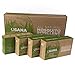 Osana All Natural Mosquito Repellent Soap (3 Bars, 1 Bonus Travel Bar) Citronella & Menthal