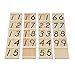 YHZAN Montessori Teens and Tens Boards Family Version Kids Wooden Toy Early Development Math Material for 1 year old up