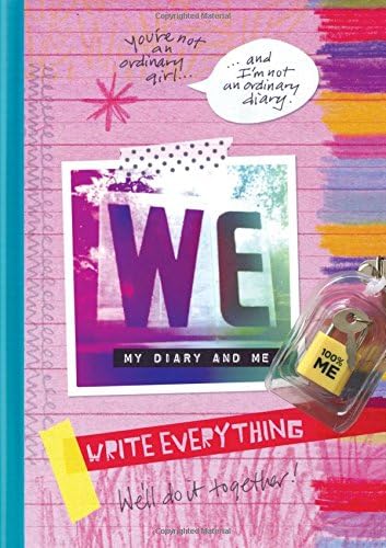 WE Diary - Sparkly Lock & Keys - Girls 8+ - Illustrated and Activities