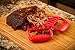 Bear Paws Meat Claws - The Original Meat Shredder Claws for Pulled Pork, USA Made - Easily Lift, Shred, Pull and Serve Pork, Chicken, Brisket and Turkey - Gift for Dad on Father's Day! (Red)
