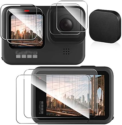 Amazon Gopro Hero9 Black用 保護フィルム ゴープロ9 アクセサリー 6枚入り2セット レンズキャップ Blackbeetle カメラ用液晶保護フィルム
